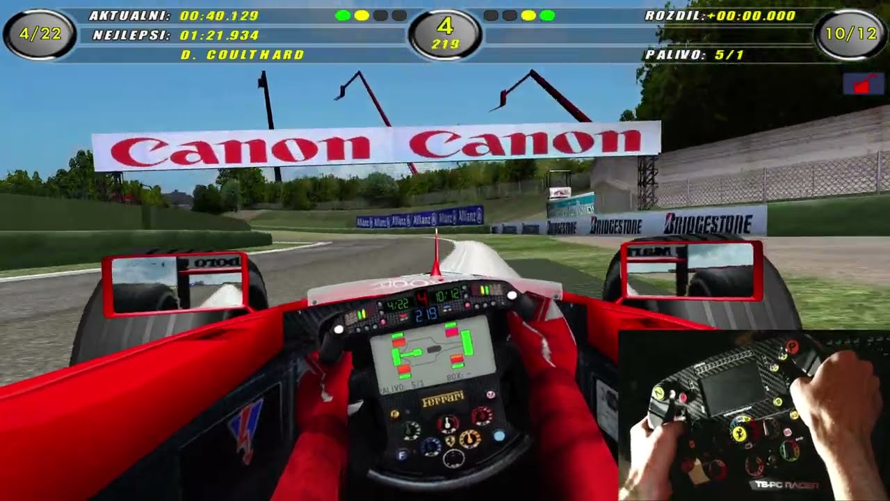 F1 Challenge 99-02  Qualification onboard lap San Marino 2001