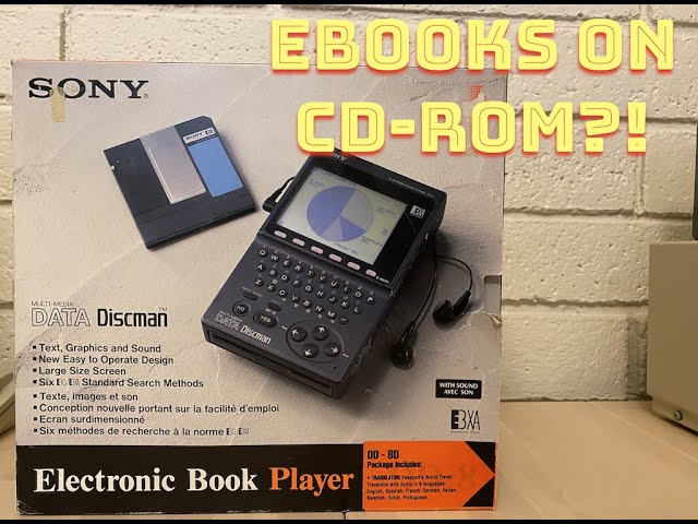 SONY - しん THE BOOK Unboxing the first consumer eBook reader: the Sony Data