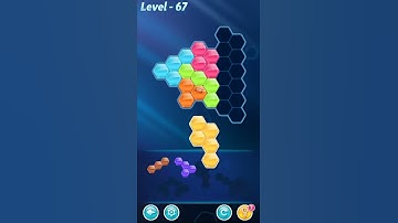 BLOCK! Hexa Puzzle! 7 Holic Level 67 (Rotate) - Lösung Solution Walkthrough