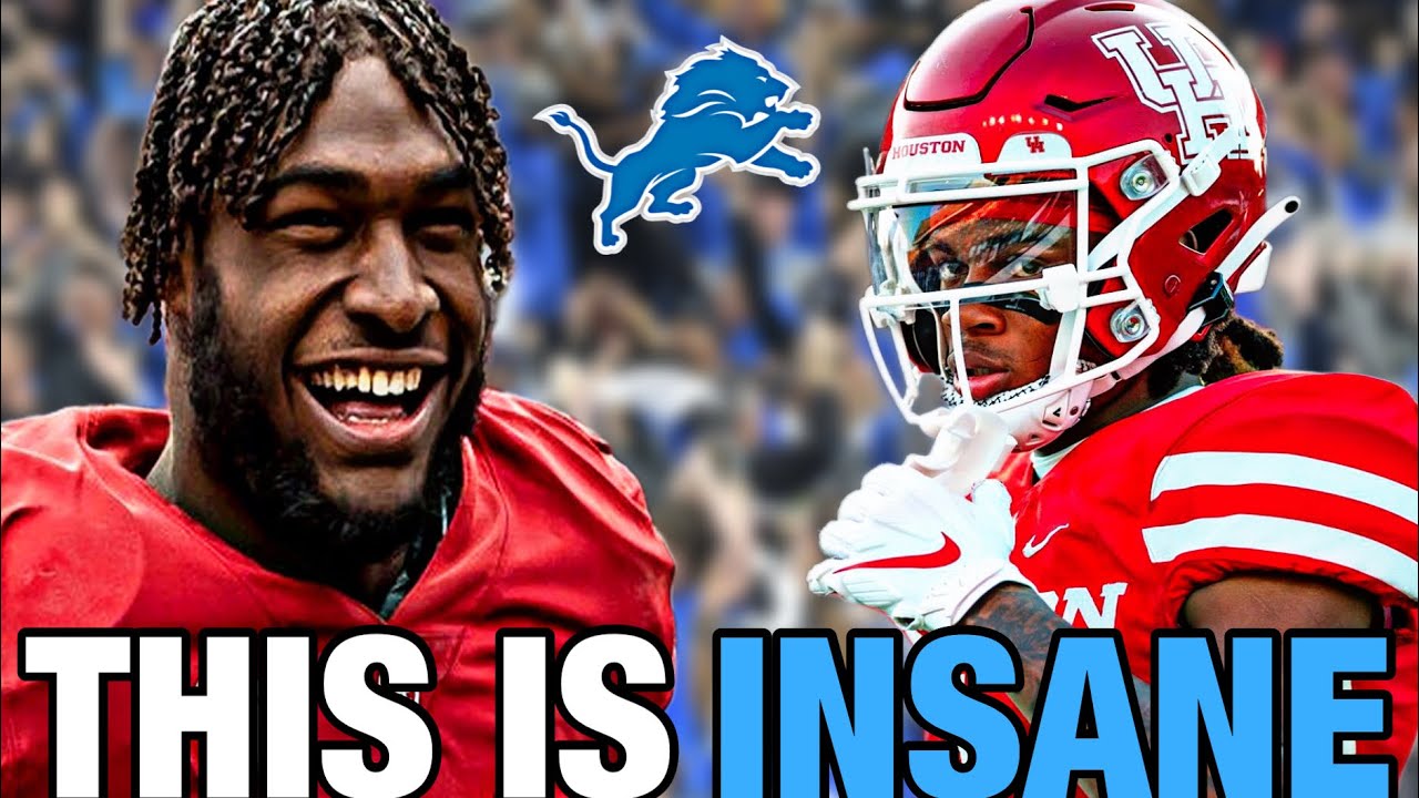 Lions Full 7 Round Mock Draft! YouTube