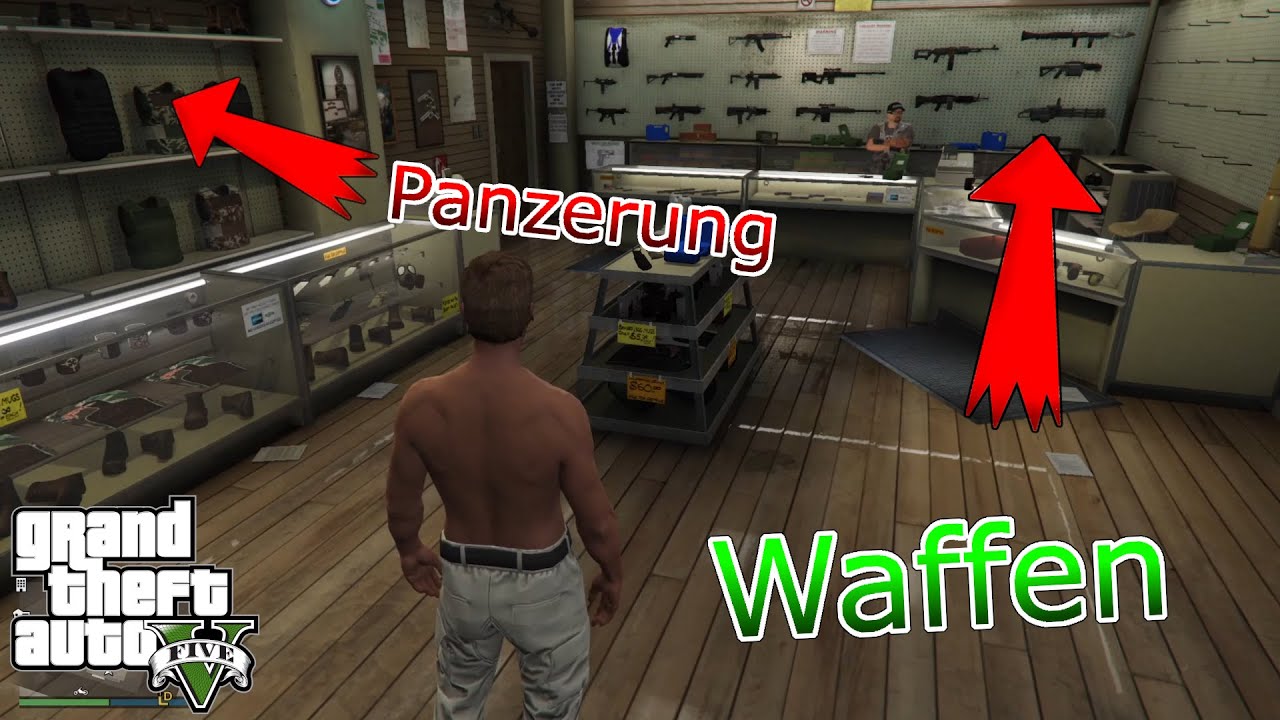 GTA 5 Waffenladen / Ammunation ERKLÄRUNG So kauft ihr Waffen, Panzerung etc. YouTube