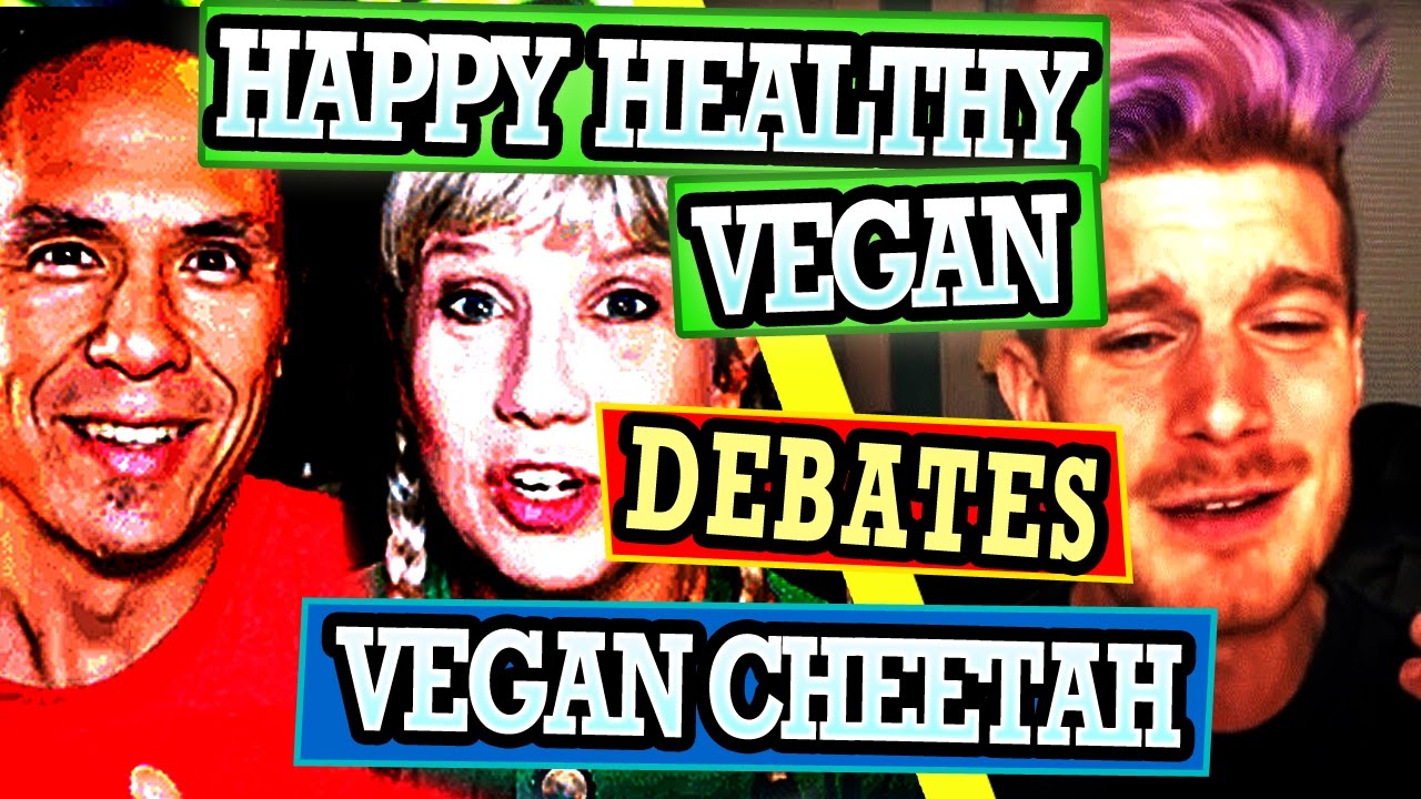 Happy Healthy Vegan Debates Vegan Cheetah - Vegan Gains Scandal, Anji Calls Him Out, Vegan Drama