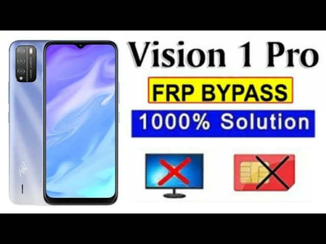 Itel Vision 1 Pro Frp Bypass Without PC 100% 2023 itel L6502 Google Account Unlock New Method