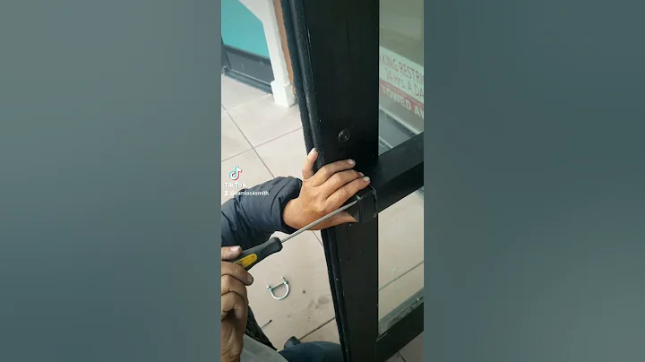 Panic bar exit device troubleshooting and repair.