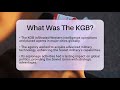 What Was The KGB? - International Policy Zone