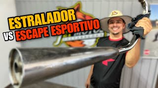 TESTE PRÁTICO DE POTÊNCIA: ESCAPE ESTRALADOR vs ESCAPE ESPORTIVO