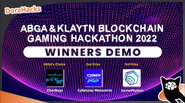 ABGA & KLAYTN Blockchain Gaming Hackathon 2022  Winners & Runner-ups demo 02