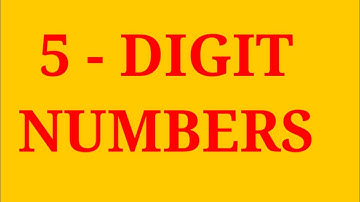5 - DIGIT NUMBERS | Maths for kids|Grade 4 #largenumbers #5digitnumbers #class4 #maths