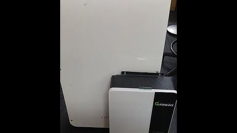 Growatt SPF5000ES & Dyness 9.6KWA Power Box.