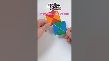 Squid Game Ddakji super easy tutorial 🦑