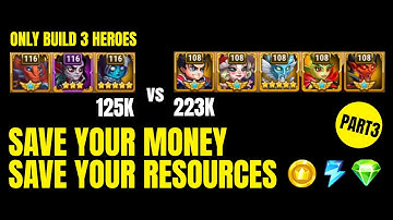 KDF DEFENSE | 3vs5 HEROES #part3