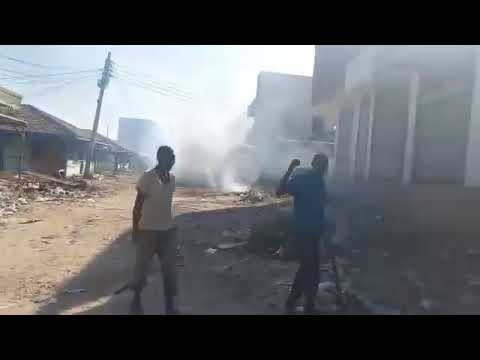 سنجة بشريات العودة بداية نضافة سوق سنجة ودعوة التجار للرجوع وفتح محلاتهم