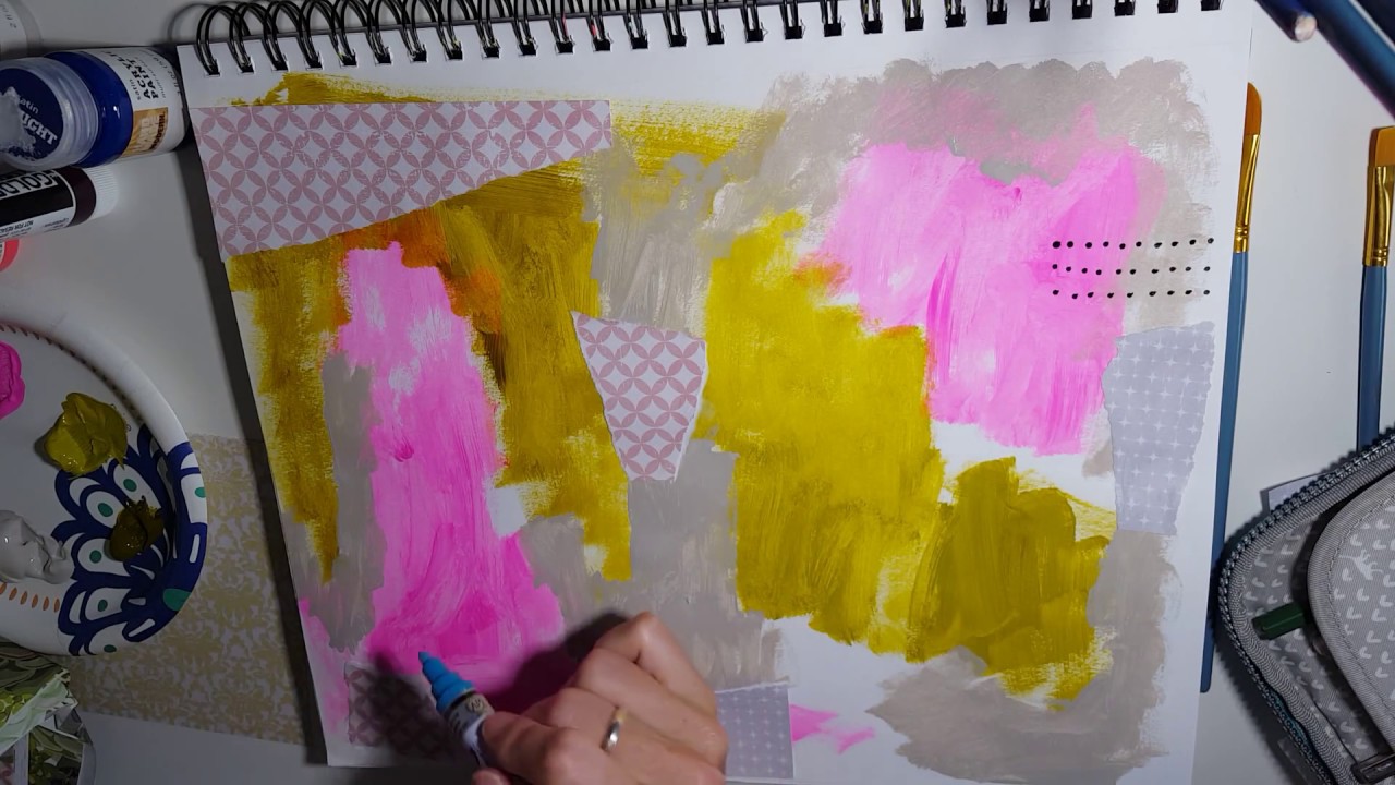 Acrylic Painting Demonstration 1 YouTube