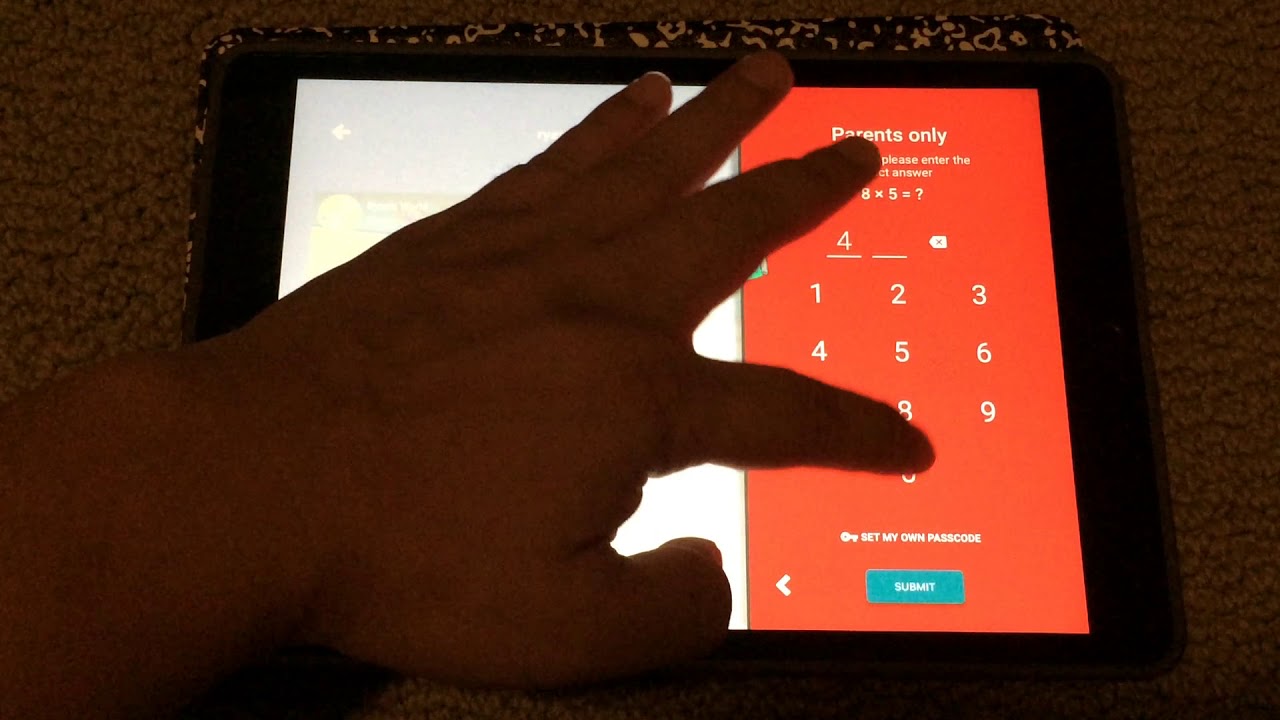 On Youtube Kids for my Ipad, Blocking a Channel or Video. Just press