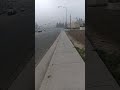 Freeway Overpass Bridge Sidewalk Scooter Downhill Run (1)