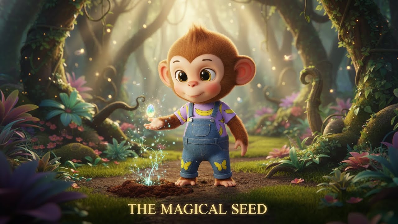 MONKEY CARTOON THE MAGICAL SEED