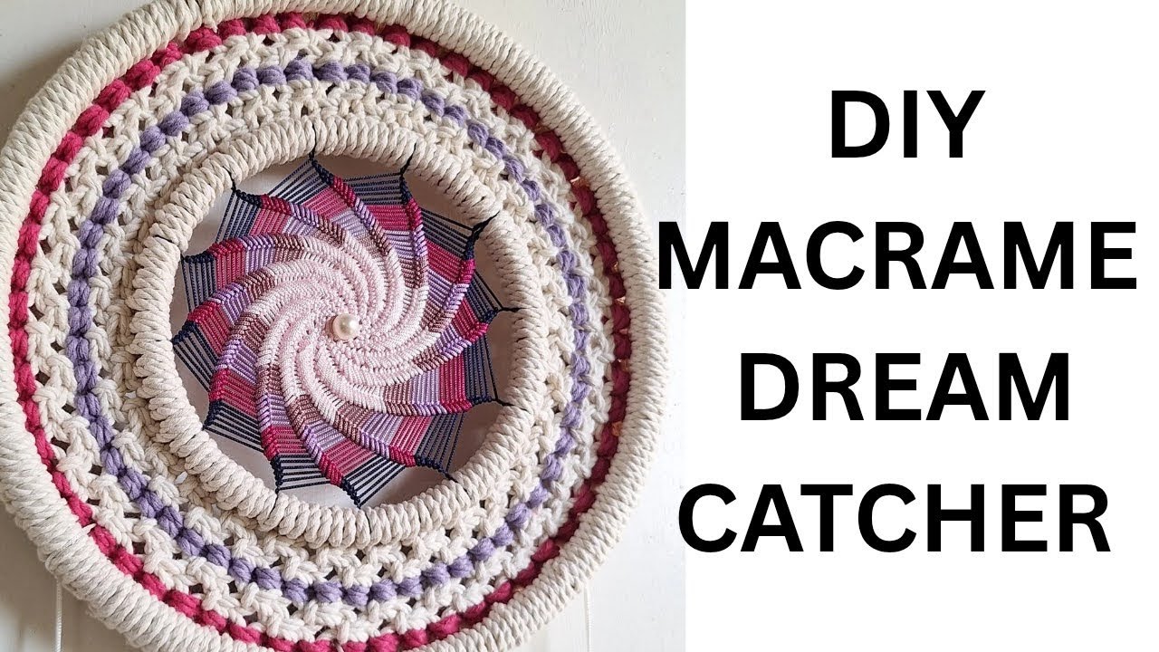 DIY Macrame Dreamcatcher | Wall Hanging Decor