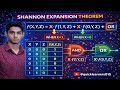 Shannon Expansion Theorem | ASIC | Easy Explanation In Hindi 🔥 | ASIC Subject | Easy Theorem | VLSI 