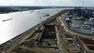 Bouw Scheldetunnel Antwerpen Rechteroever 2024 Part 9