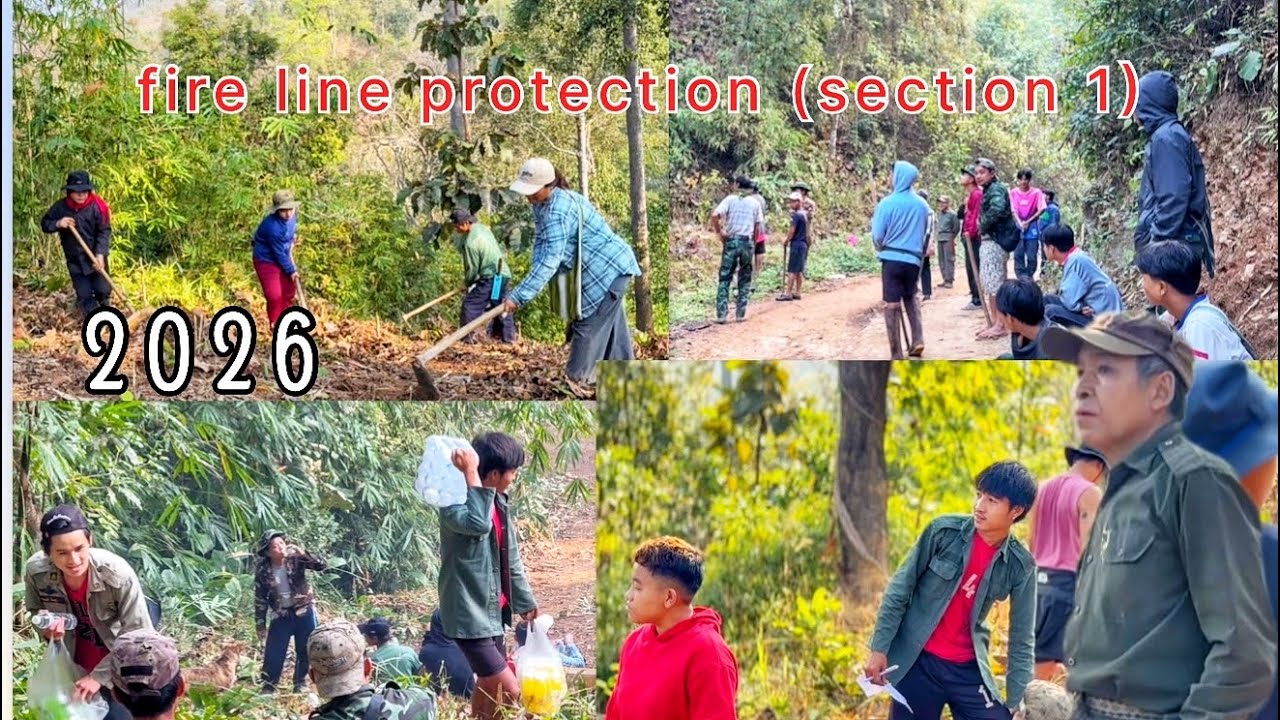 Karenni new video 2026 // fire line protection (section 1)