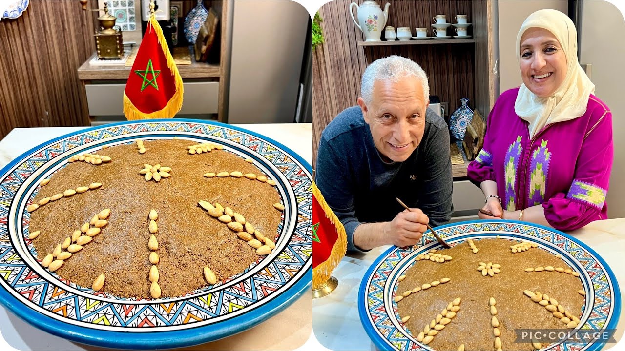 حضرت ليكم سلو أو السفوف بمكونات صحية بدون دقيق أبيض بدون سكر و بدون زيت المائدة و محلى بمكون طبيعي💯