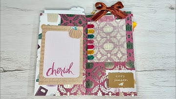 Mini Gratitude Journal Tutorial | No Sew Junk Journal Style Mini Album 