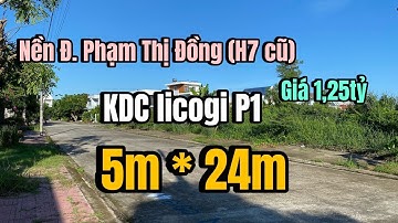 BÁN NỀN ĐƯỜNG PHẠM THỊ ĐỒNG KDC LICOGI PHƯỜNG 1 TP CÀ MAU