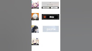 Skip Button in Different Gacha Games