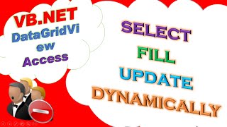 Vb Access Database Ep.05 Datagridview - Select, Populate, Update