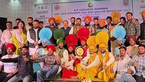 🥇SD College Chandigarh Bhangra🥇Interzone Winners 2025  || Panjab University ||