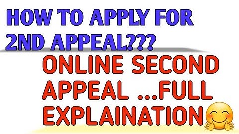How to do Online RTI -2nd Appeal , second, CIC, when RTI application and first appeal filed offline