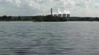 Power Station with lake and boat 2