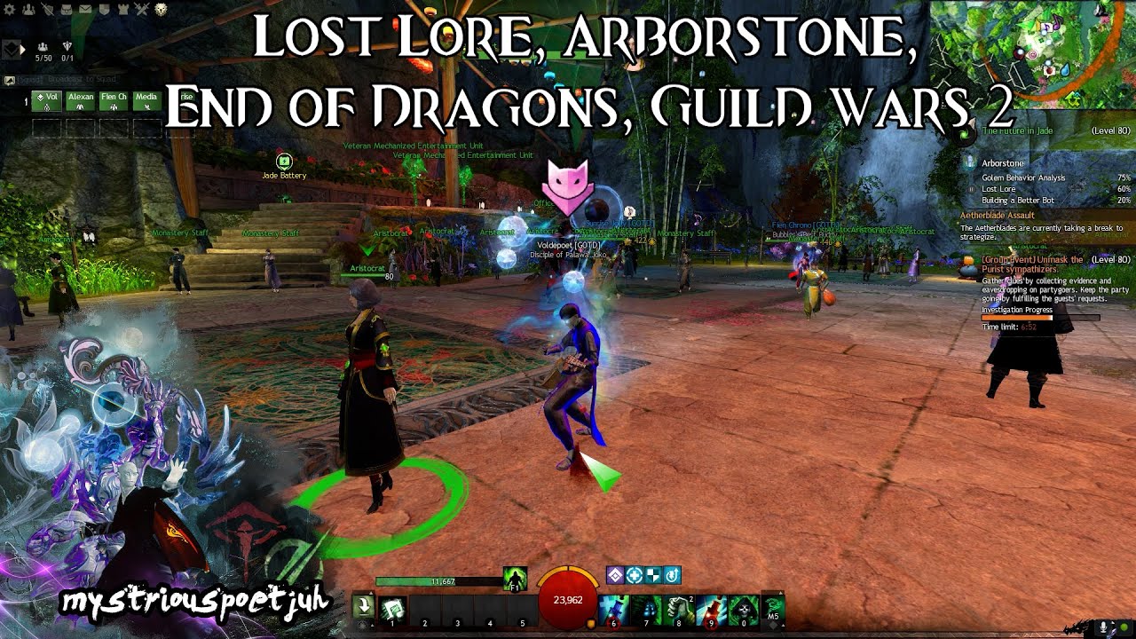 Lost Lore, Arborstone, End of Dragons, Guild wars 2 - YouTube