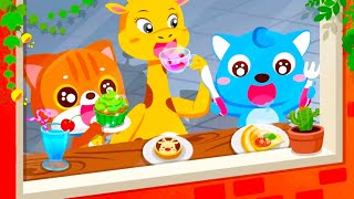 Cafe Musim Panas Bayi Panda | Kartun Anak | babybus bahasa indonesia screenshot 5