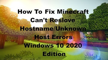 How To Fix Minecraft Can