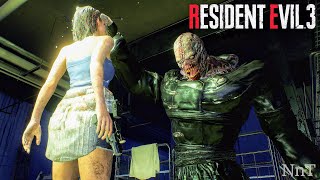 True Classic Jill Vs Real Classic Nemesis All Scenes - Resident Evil 3 Remake 4K UHDR