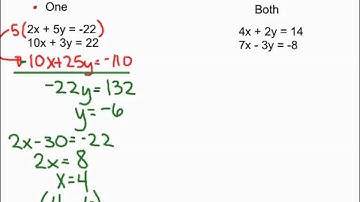 Solving Systems Using Elimination Part 2