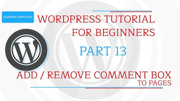 How to Add or Remove Comment Box in WordPress