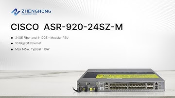 Cisco ASR920 Series ASR-920-24SZ-M 28-port 10 gigabit Router Display (On sales)