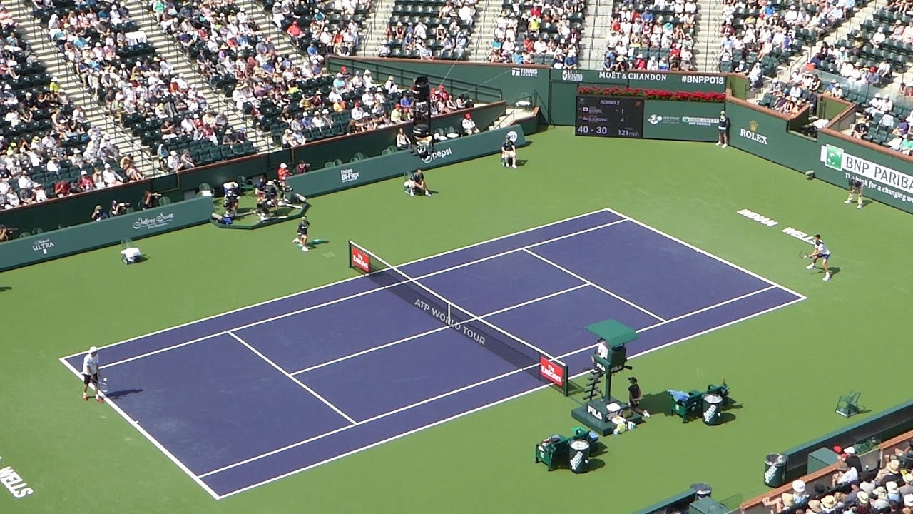 Novak Djokovic VS Taro Daniel - Indian Wells - 03/11/18