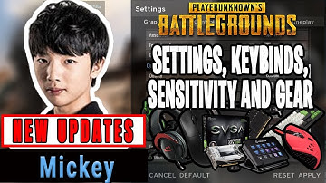 Mickey PUBG Settings, Keybinds, Sensitivity, Gear and Setup Pro Player Updates