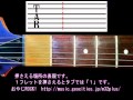 エレキギター初心者　TAB譜（タブ）のよみかた