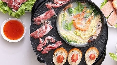 NỒI LẨU NƯỚNG ĐIỆN 2 IN 1 CAO CẤP