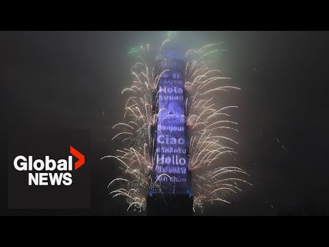 New Year's 2023: Taiwan shoots fireworks off Taipei 101 skyscraper