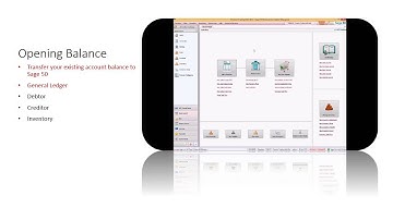 Sage 50 - Opening Balance