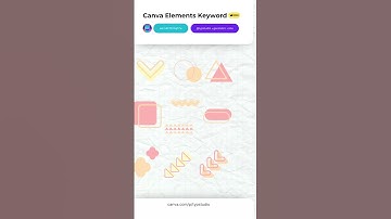 Canva Elements Keyword | Flat Geometric Line