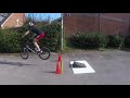 How to jump off a small ramp over a stick 🚴‍♂️✌️