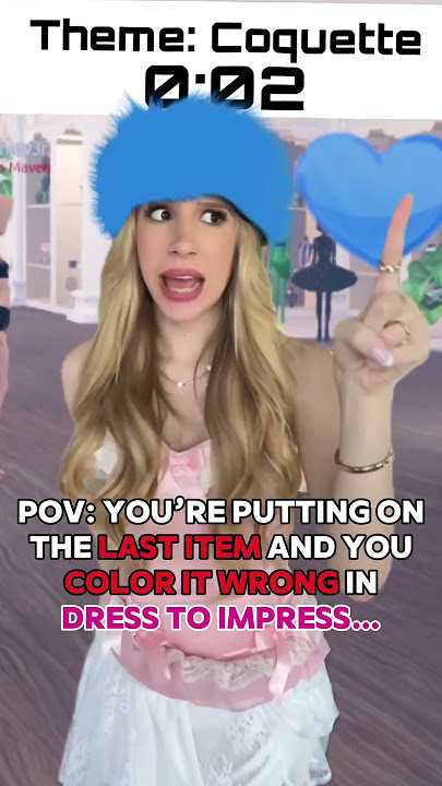When You Run Out Of TIME in DRESS TO IMPRESS on ROBLOX!!!