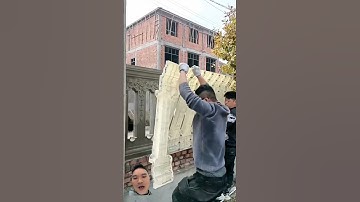 Hàng rào bê tông đúc siêu đẹp #construction