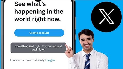 X Twitter account login problem/how to fix something went wrong issue on twitter